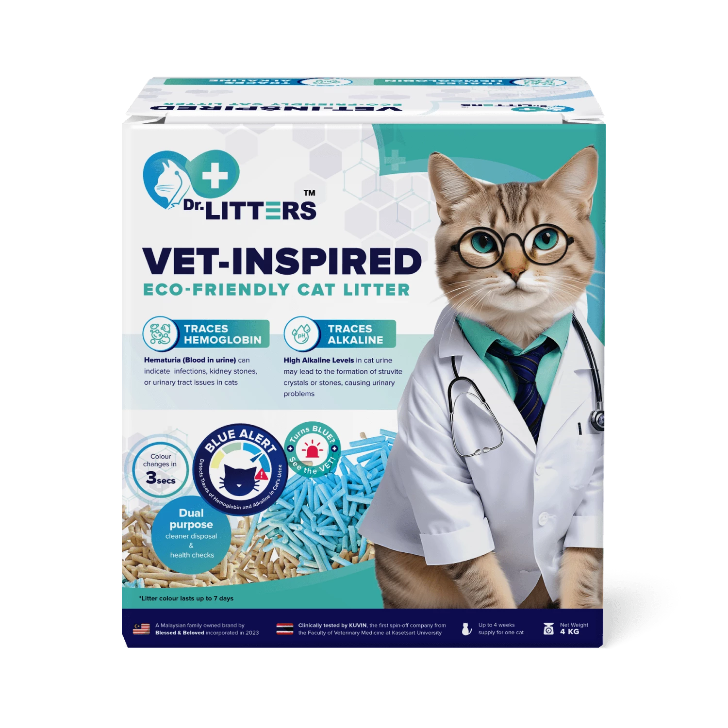 Dr. Litters Vet-Inspired Eco-Friendly Cat Litter (4kg)-img